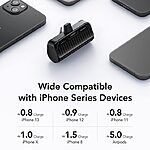 Power Bank VEGER W0558 PLUGON-C 5000mAh mini fast charging με stand μαύρο - Image 5