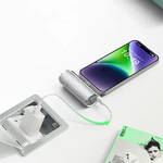 Power Bank VEGER W0573P - 5000mAh 12W  Lipstick για iPhone Lightning ασημί - Image 4