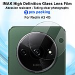 Αντιχαρακτικό γυαλί κάμερας IMAK για Xiaomi Redmi A3 Camera lens Tempered Glass 9H – 0.15mm 2τμχ. - Image 2