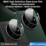 Αντιχαρακτικό γυαλί κάμερας IMAK για Xiaomi Redmi A3 Camera lens Tempered Glass 9H – 0.15mm 2τμχ. - Image 3