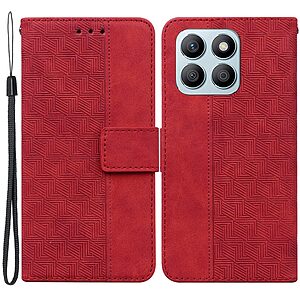 Θήκη Honor X8b Mad Mask Leather Wallet Case Geometry Style με βάση στήριξης
