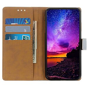 υποδοχές καρτών και μαγνητικό κούμπωμα Flip Wallet από συνθετικό δέρμα μωβ