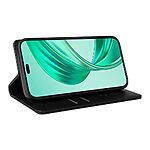 Θήκη Honor X8b YIKATU Folio Series με βάση στήριξης, υποδοχή καρτών και μαγνητικό κούμπωμα Flip Wallet από συνθετικό δέρμα και TPU μαύρο - Image 4