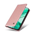 Θήκη Honor X8b YIKATU Folio Series με βάση στήριξης, υποδοχή καρτών και μαγνητικό κούμπωμα Flip Wallet από συνθετικό δέρμα και TPU ροζ χρυσό - Image 5