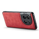 Θήκη OnePlus 12 5G DG.MING PU Leather Sockproof Series Πλάτη από σκληρό πλαστικό με επένδυση δερματίνης κόκκινο - Image 5