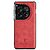 Θήκη OnePlus 12 5G DG.MING PU Leather Sockproof Series Πλάτη από σκληρό πλαστικό με επένδυση δερματίνης κόκκινο