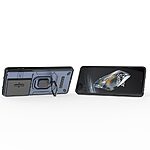 Θήκη OnePlus 12 5G Mad Mask Camshield Armor Guard v3 Πλάτη με προστασία για την κάμερα, Kickstand και Βάση στήριξης από σκλήρό Premium TPU μπλε - Image 3