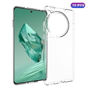 Θήκη OnePlus 12 5G OEM Silicone Sockproof V5 Anti-Slip Transparent Πλάτη TPU