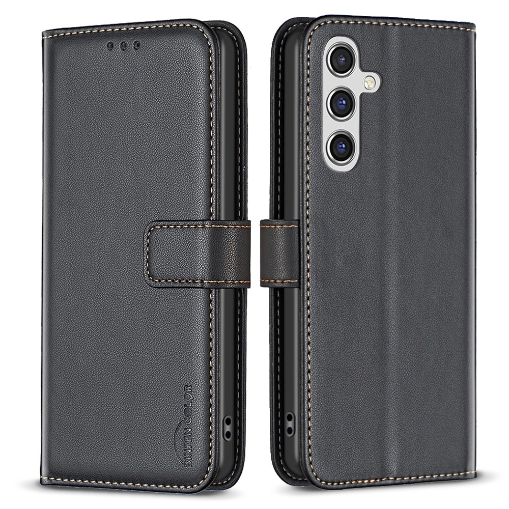 Θήκη Samsung Galaxy A35 5G BINFEN COLOR Leather Wallet series 12 με βάση στήριξης Θήκη Samsung Galaxy A35 5G BINFEN COLOR Leather Wallet series 12 με βάση στήριξης
