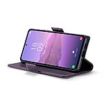 Θήκη Samsung Galaxy A35 5G CASEME 023 Series Πορτοφόλι με βάση στήριξης, υποδοχές καρτών και μαγνητικό κούμπωμα από συνθετικό δέρμα και TPU μωβ - Image 4