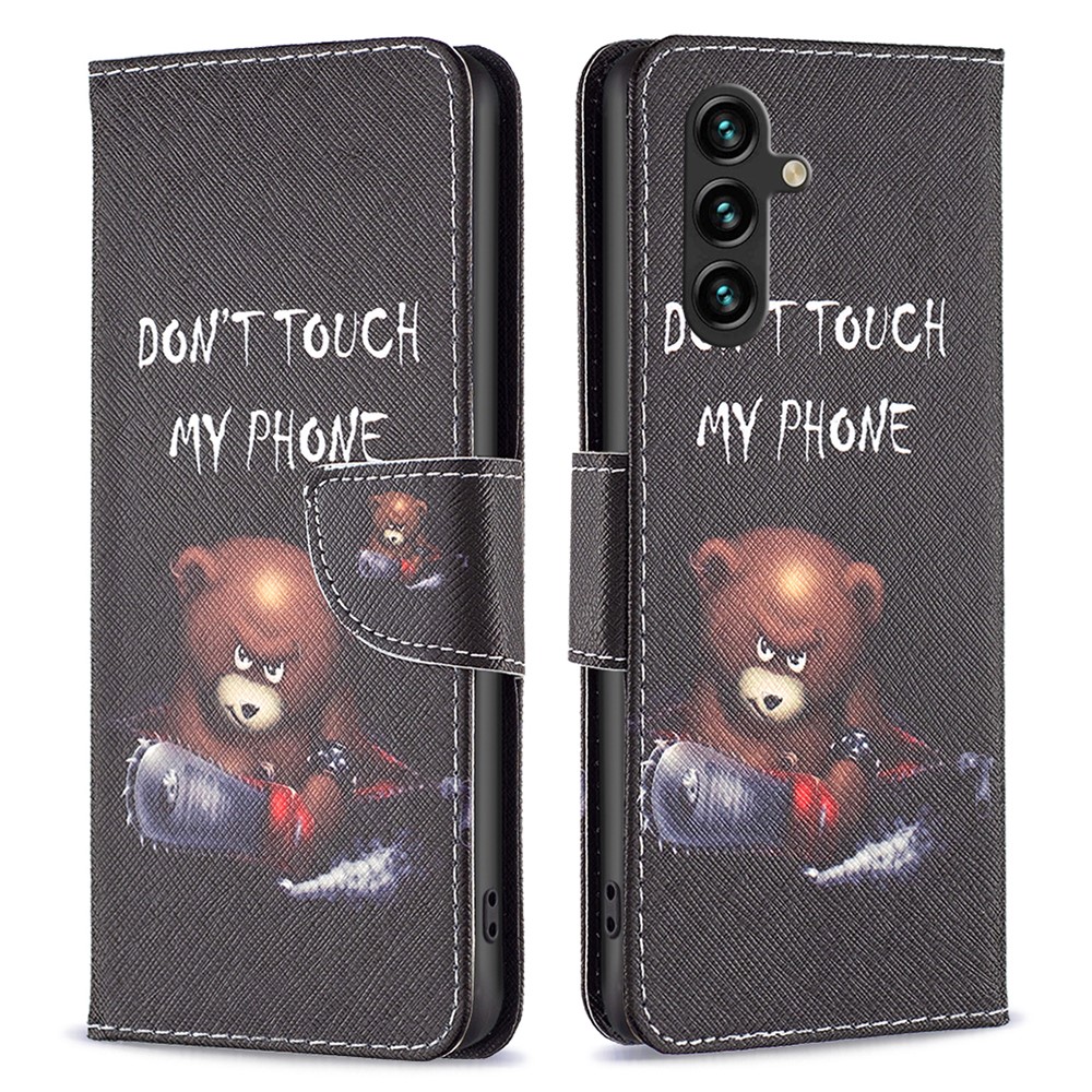 Θήκη Samsung Galaxy A35 5G OEM Angry bear with chainsaw με βάση στήριξης Θήκη Samsung Galaxy A35 5G OEM Angry bear with chainsaw με βάση στήριξης