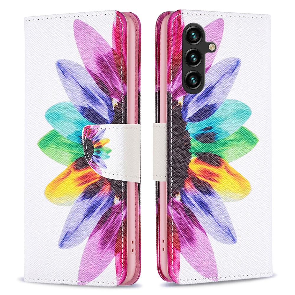 Θήκη Samsung Galaxy A35 5G OEM Colorful Petals με βάση στήριξης Θήκη Samsung Galaxy A35 5G OEM Colorful Petals με βάση στήριξης