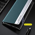 Θήκη Samsung Galaxy A35 5G New Design Leather Stand Cover από συνθετικό δέρμα ροζ - Image 3