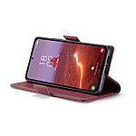 Θήκη Samsung Galaxy A55 5G CASEME 023 Series Πορτοφόλι με βάση στήριξης, υποδοχές καρτών και μαγνητικό κούμπωμα από συνθετικό δέρμα και TPU κόκκινο - Image 4