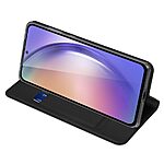 Θήκη Samsung Galaxy A55 5G DUX DUCIS Skin Pro Series με βάση στήριξης, υποδοχή καρτών και μαγνητικό κούμπωμα Flip Wallet από συνθετικό δέρμα και TPU μαύρο - Image 3