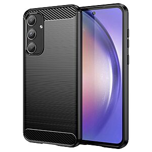 Θήκη Samsung Galaxy A55 5G Mad Mask Brushed TPU Carbon Πλάτη μαύρο