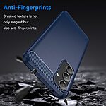 Θήκη Samsung Galaxy A55 5G Mad Mask Brushed TPU Carbon Πλάτη μπλε - Image 3