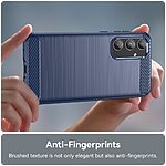 Θήκη Samsung Galaxy A55 5G Mad Mask Brushed TPU Carbon Πλάτη μπλε - Image 5