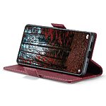 Θήκη Xiaomi 14 5G CASEME 023 Series Πορτοφόλι με βάση στήριξης, υποδοχές καρτών και μαγνητικό κούμπωμα από συνθετικό δέρμα και TPU κόκκινο - Image 4