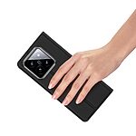 Θήκη Xiaomi 14 5G DUX DUCIS Skin Pro Series με βάση στήριξης, υποδοχή καρτών και μαγνητικό κούμπωμα Flip Wallet από συνθετικό δέρμα και TPU μαύρο - Image 5