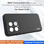 Θήκη Xiaomi 14 5G IMAK UC-3 Series Soft Ultra Slim TPU πλάτη μαύρο - Image 2