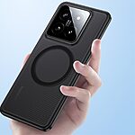 Θήκη Xiaomi 14 5G Mad Mask Anti-Slip Sockproof συμβατό με MagSafe φορτιστή Transparent Πλάτη TPU λευκό - Image 5