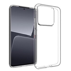 Θήκη Xiaomi 14 5G OEM Silicone Sockproof V5 Anti-Slip Transparent Πλάτη TPU