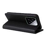 Θήκη Xiaomi 14 5G YIKATU Folio Series με βάση στήριξης, υποδοχή καρτών και μαγνητικό κούμπωμα Flip Wallet από συνθετικό δέρμα και TPU μαύρο - Image 3