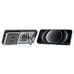 Θήκη Xiaomi 14 Ultra 5G Mad Mask Camshield Armor Guard v4 Πλάτη με προστασία για την κάμερα, Kickstand και Βάση στήριξης από σκλήρό Premium TPU γκρι - Image 3