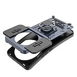 Θήκη Xiaomi 14 Ultra 5G Mad Mask Camshield Armor Guard v4 Πλάτη με προστασία για την κάμερα, Kickstand και Βάση στήριξης από σκλήρό Premium TPU γκρι - Image 4