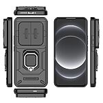 Θήκη Xiaomi 14 Ultra 5G Mad Mask Camshield Armor Guard v4 Πλάτη με προστασία για την κάμερα, Kickstand και Βάση στήριξης από σκλήρό Premium TPU μαύρο - Image 5