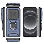 Θήκη Xiaomi 14 Ultra 5G Mad Mask Camshield Armor Guard v4 Πλάτη με προστασία για την κάμερα, Kickstand και Βάση στήριξης από σκλήρό Premium TPU μπλε - Image 5