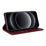 Θήκη Xiaomi 14 Ultra 5G YIKATU Folio Series με βάση στήριξης, υποδοχή καρτών και μαγνητικό κούμπωμα Flip Wallet από συνθετικό δέρμα και TPU κόκκινο σκούρο - Image 4