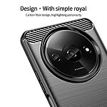 Θήκη Xiaomi Redmi A3 MOFI Brushed V2 TPU Carbon Πλάτη μαύρο - Image 4