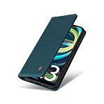 Θήκη Xiaomi Redmi A3 YIKATU Folio Series με βάση στήριξης, υποδοχή καρτών και μαγνητικό κούμπωμα Flip Wallet από συνθετικό δέρμα και TPU πράσινο - Image 5