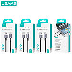 Καλώδιο Φόρτισης Fast Charging και Data USAMS Sufeng Series Aluminum Alloy USB-A σε Type-C 3A 0.25m (SJ680USB01) μαύρο - Image 5