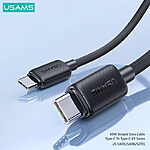 Καλώδιο Φόρτισης και Data USAMS KY Series Type-C σε Type-C 60W 2.0m (SJ696USB02) λευκό - Image 2