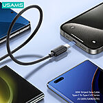 Καλώδιο Φόρτισης και Data USAMS KY Series Type-C σε Type-C 60W 3.0m (SJ701USB01) μαύρο - Image 2