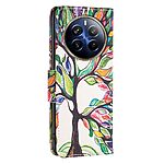 Θήκη Realme 12 Pro 5G / 12 Pro+ 5G OEM Colorized Tree με βάση στήριξης, υποδοχές καρτών και μαγνητικό κούμπωμα Flip Wallet από συνθετικό δέρμα και TPU - Image 4