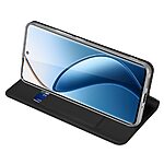 Θήκη Realme 12 Pro 5G / 12 Pro+ 5G DUX DUCIS Skin Pro Series με βάση στήριξης, υποδοχή καρτών και μαγνητικό κούμπωμα Flip Wallet από συνθετικό δέρμα και TPU μαύρο - Image 3