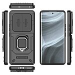 Θήκη Realme 12 Pro 5G / 12 Pro+ 5G Mad Mask Camshield Armor Guard v3 Πλάτη με προστασία για την κάμερα, Kickstand και Βάση στήριξης από σκλήρό Premium TPU μαύρο - Image 4