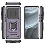 Θήκη Realme 12 Pro 5G / 12 Pro+ 5G Mad Mask Camshield Armor Guard v3 Πλάτη με προστασία για την κάμερα, Kickstand και Βάση στήριξης από σκλήρό Premium TPU μωβ - Image 4