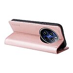 Θήκη Realme 12 Pro 5G / 12 Pro+ 5G YIKATU Folio Series με βάση στήριξης, υποδοχή καρτών και μαγνητικό κούμπωμα Flip Wallet από συνθετικό δέρμα και TPU ροζ χρυσό - Image 3