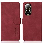 Θήκη Realme C67 4G KHAZNEH Litchi Skin Texture Leather με βάση στήριξης