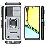 Θήκη Realme C67 4G Mad Mask Camshield Armor Guard v3 Πλάτη με προστασία για την κάμερα, Kickstand και Βάση στήριξης από σκλήρό Premium TPU γκρι - Image 5