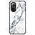 Θήκη Realme C67 4G OEM σχέδιο Marble με Πλάτη Tempered Glass TPU λευκό