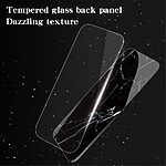 Θήκη Realme C67 4G OEM σχέδιο Marble με Πλάτη Tempered Glass TPU μαύρο - Image 4