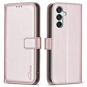 Θήκη Samsung Galaxy M15 5G BINFEN COLOR Leather Wallet series 12 με βάση στήριξης