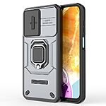 Θήκη Samsung Galaxy M15 5G Mad Mask Camshield Armor Guard v3 Πλάτη με προστασία για την κάμερα, Kickstand και Βάση στήριξης από σκλήρό Premium TPU γκρι - Image 4