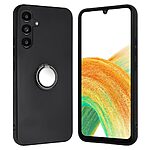 Θήκη Samsung Galaxy M15 5G OEM Magnetic Ring Kickstand / Μαγνητικό δαχτυλίδι / Βάση στήριξης Ultra Thin Frame Πλάτη από Premium TPU με μεταλιζέ περίβλημα μαύρο